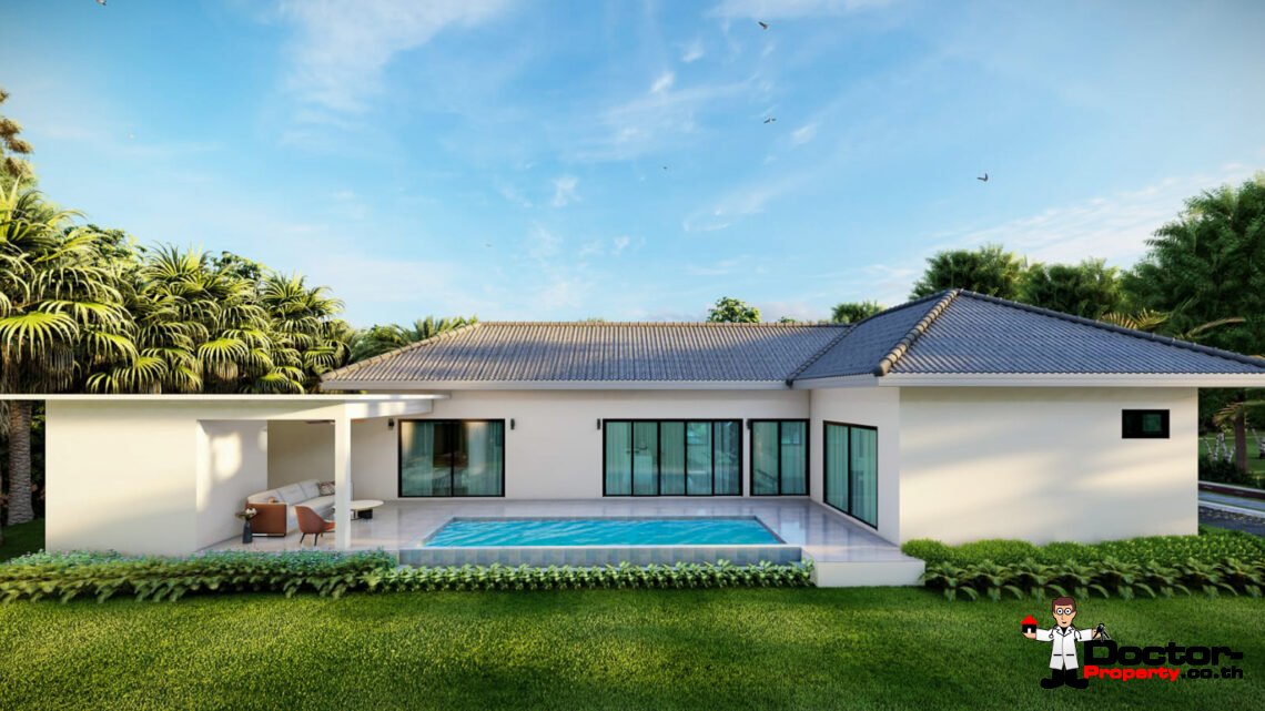 Tropical 3 Bedroom Garden Villa with Pool in Lamai, Koh Samui – For Sale